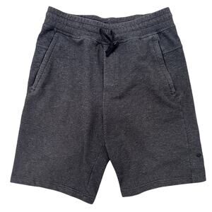 Lululemon Men's Jersey Shorts 10" Pockets Charcoal & Black Bermuda, size M